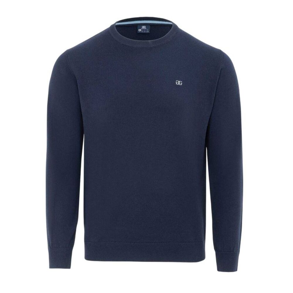Giorgio Mens Knitted Crew Neck Sweater / Navy
